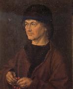 Albrecht Durer Albrech Durer the Elder with Rosary Spain oil painting artist